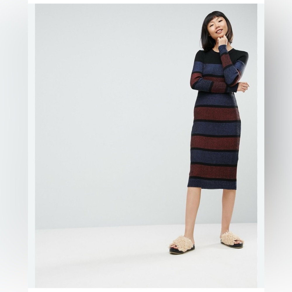 ASOS Striped Knit Dress